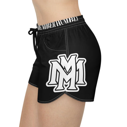 Women's Black Casual Shorts - Memento Mori Clothing