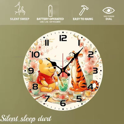 Wooden - 10" Round Wall Clock 🇨🇳