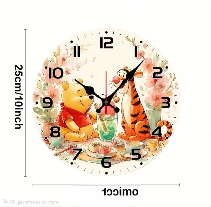 Wooden - 10" Round Wall Clock 🇨🇳