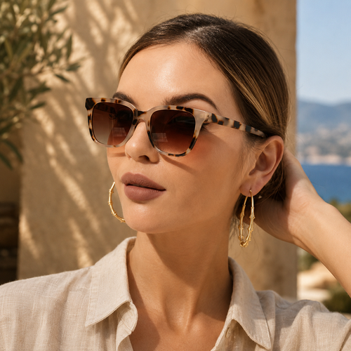 Zivo™ Ava Square Frame Sunglasses