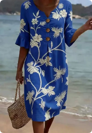 Zivo™ Camille Resort Print Midi Dress