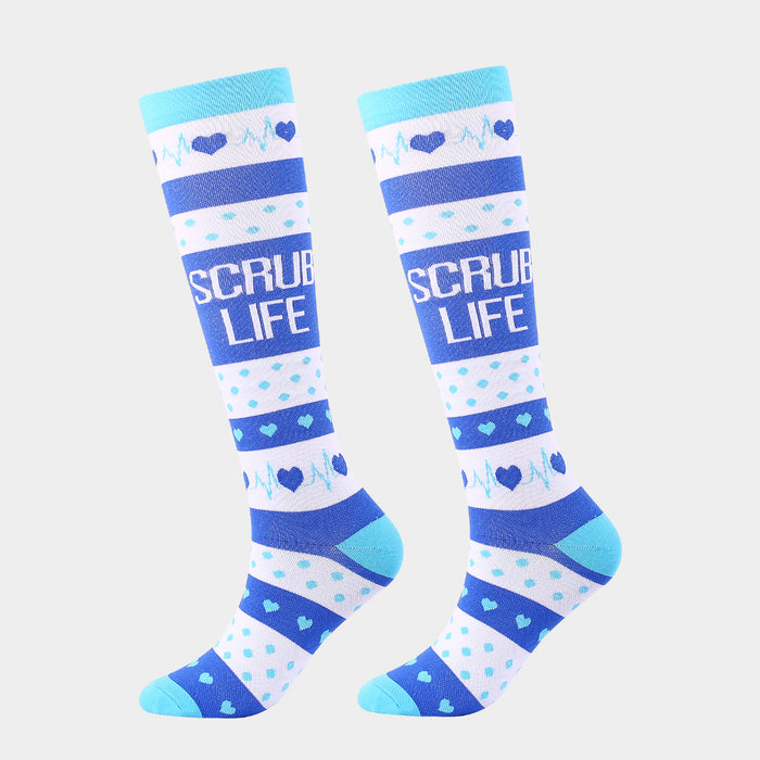 Blue And White ECG / LXL