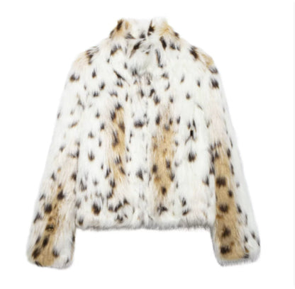 Leopard print faux fur1 / L